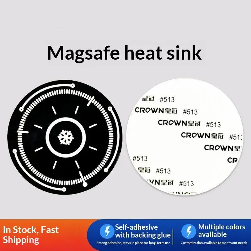 5pcs New 9cm Metal Plate Ring For Magnetic Car Tablet Holder Radiator Iron Sheet Sticker For Smartphones / Tablet PC
