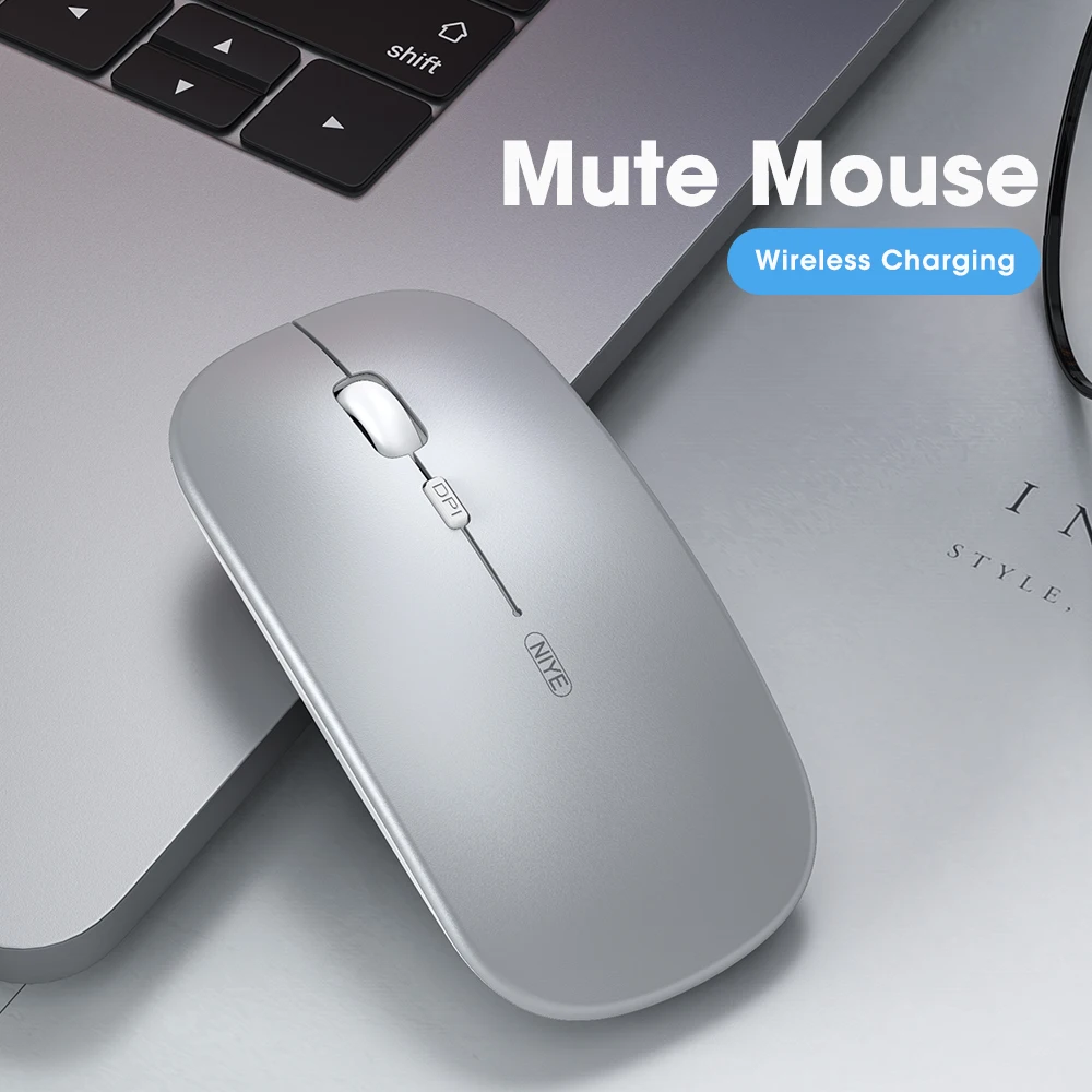 Wireless Mouse Computer Bluetooth Mouse Silent PC Mause Rechargeable Ergonomic Mouse 2.4Ghz USB Optical Mice For Laptop PC