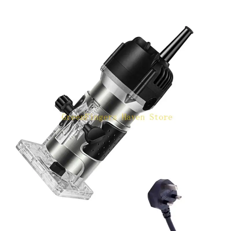 جهاز توجيه الخشب الديناميكي F68D مع مجموعة لقم دقيقة جهاز توجيه النجارة أداة تشذيب الخشب المصنوعة من الألومنيوم ممتازة لتقليم #3