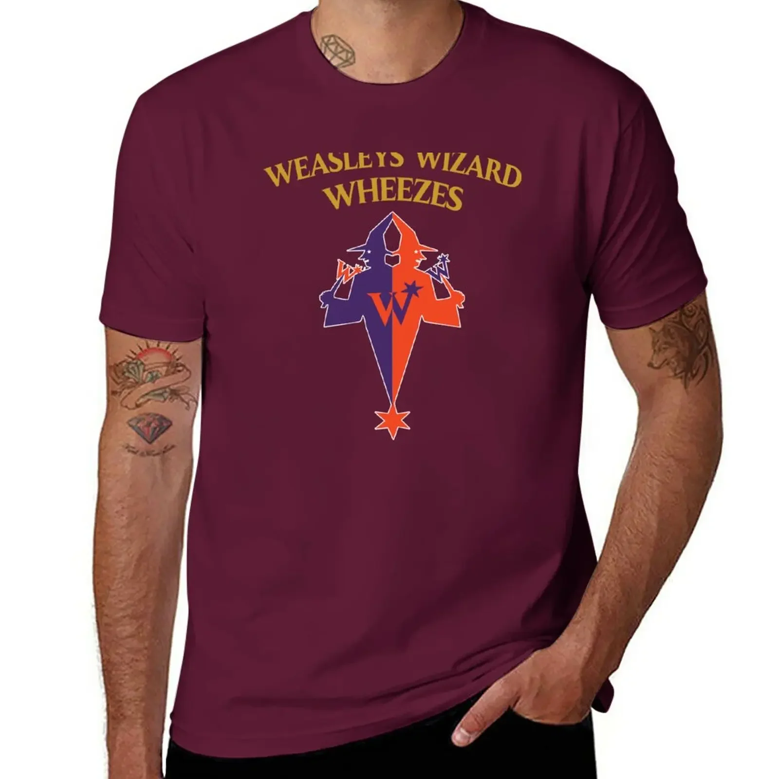 summer clothes oversized t shirts quick-drying t-shirt quick drying shirt sweat shirts,men New Weasley Wizard-Wheezes T-Shirt