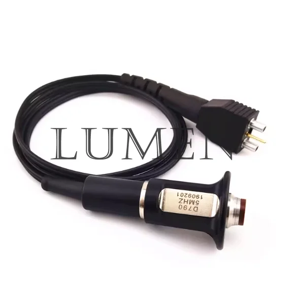Sonda ultrassônica D790 para alta temperatura, compatível com medidores de espessura Olympus 27MG.