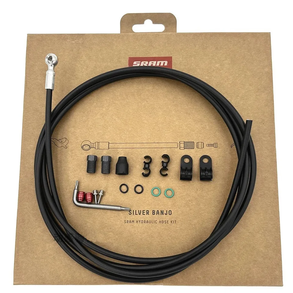 SRAM Disc Brake Hydraulic Hose Kit – Silver Banjo For SRAM