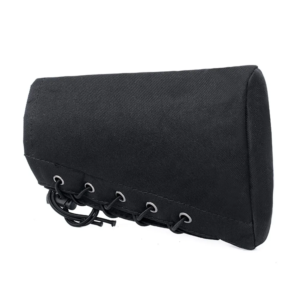 

1pcs Buttstock Bag 6 Rounds Cartridge Rifle Ammo Holder 12 20 Holsters Bungee Cord Sponge Inside For Hunting Accessories