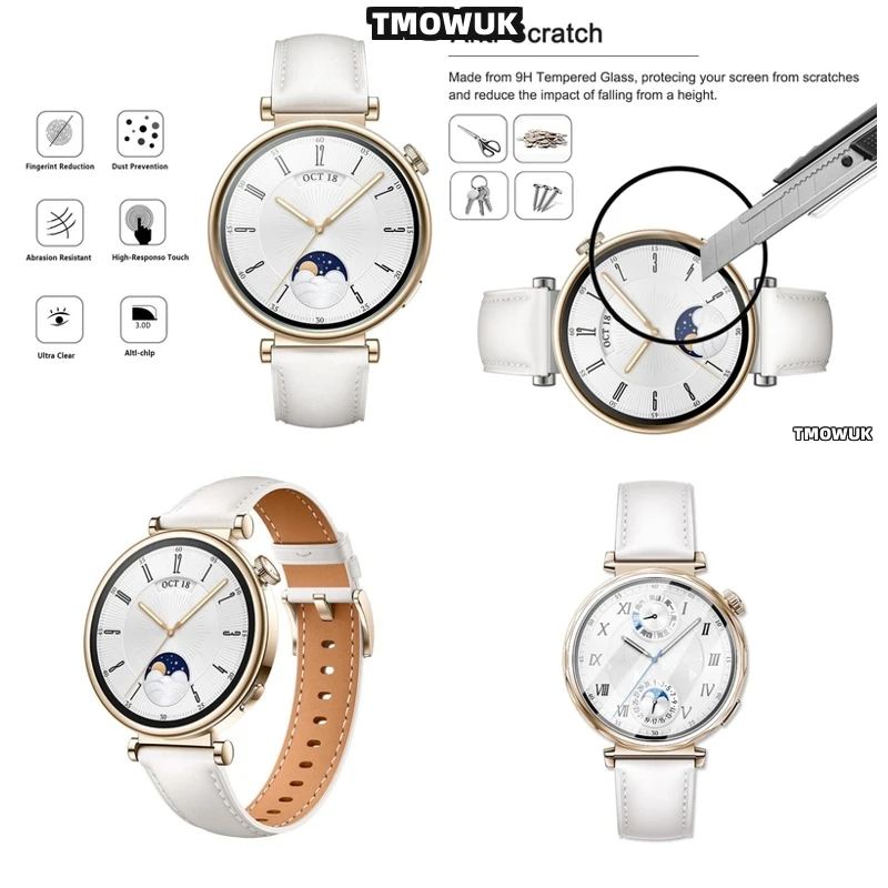 

For Huawei Watch GT4 46mm GT5 41mm Watch5 46mm 42mm Screen Protector Film Anti-Scratch HD Soft TPU
