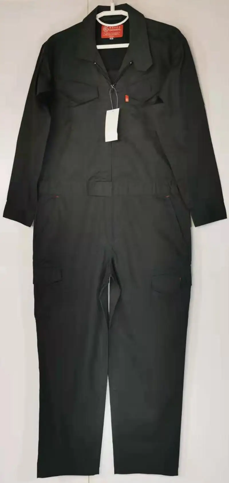 공장 작업자를위한 여름 긴 소매 작업복 작업복 메쉬 겨드랑이 청소년 작업복과 면 폴리 에스터 혼합 직물