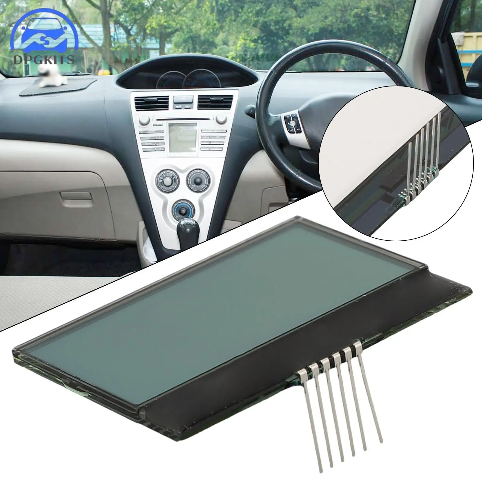 

LCD Screen Dashboard Black Display Capabilities Cluster Instrument For Toyota Vios 2008-2012 Auto Pixel Deletion Repair Parts