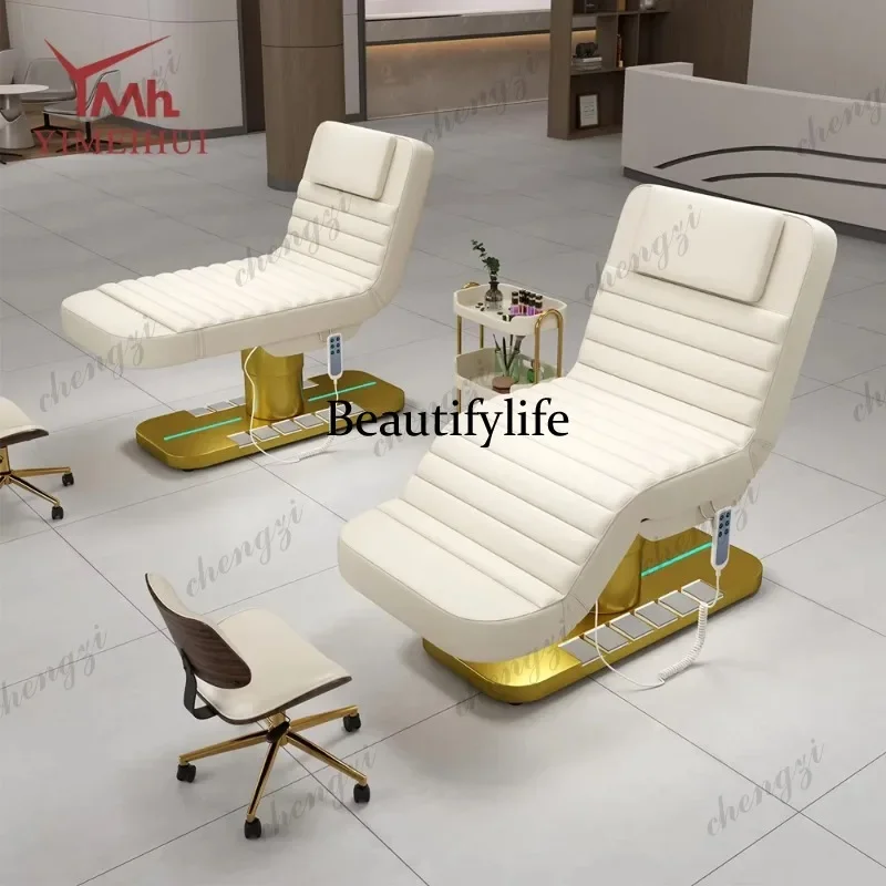 M138 TTT Beauty Salon Furniture Medical Facial Spa Bed Electric Saloon Reclining Cosmetic Therapy Salon Esthetician Bed