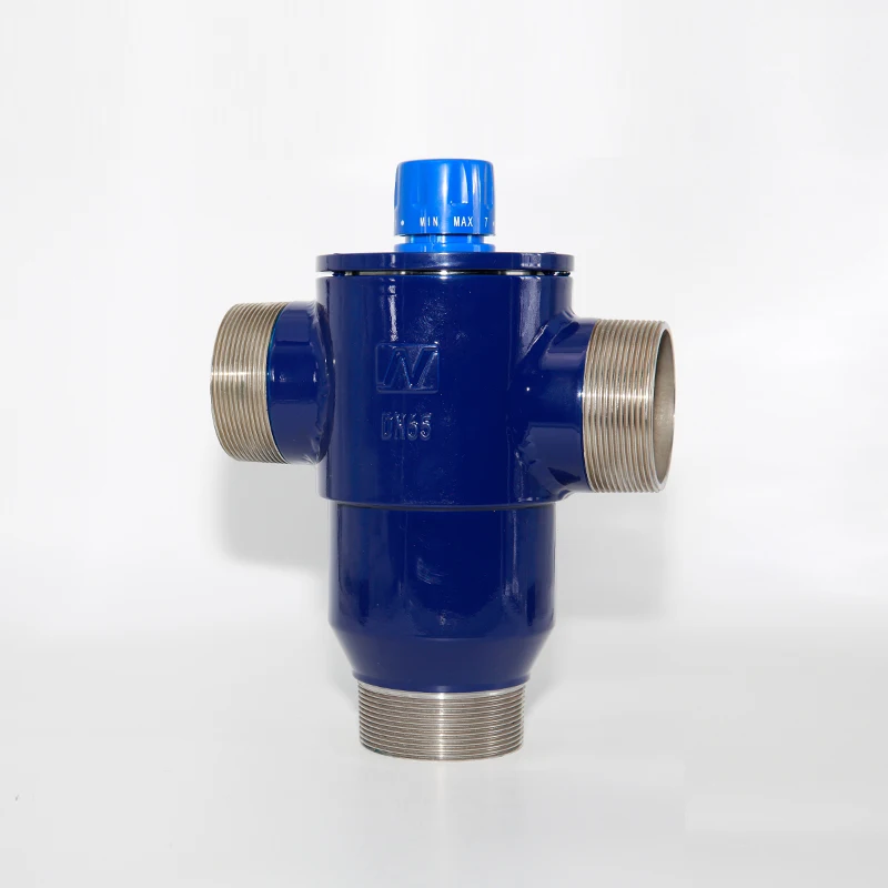 سخان مياه من الفولاذ المقاوم للصدأ DN65 مع تحكم تلقائي في درجة الحرارة الساخنة والباردة، معدل تدفق كبير، خيط ذكر 2.5 بوصة، 40 ℃ ～50 ℃