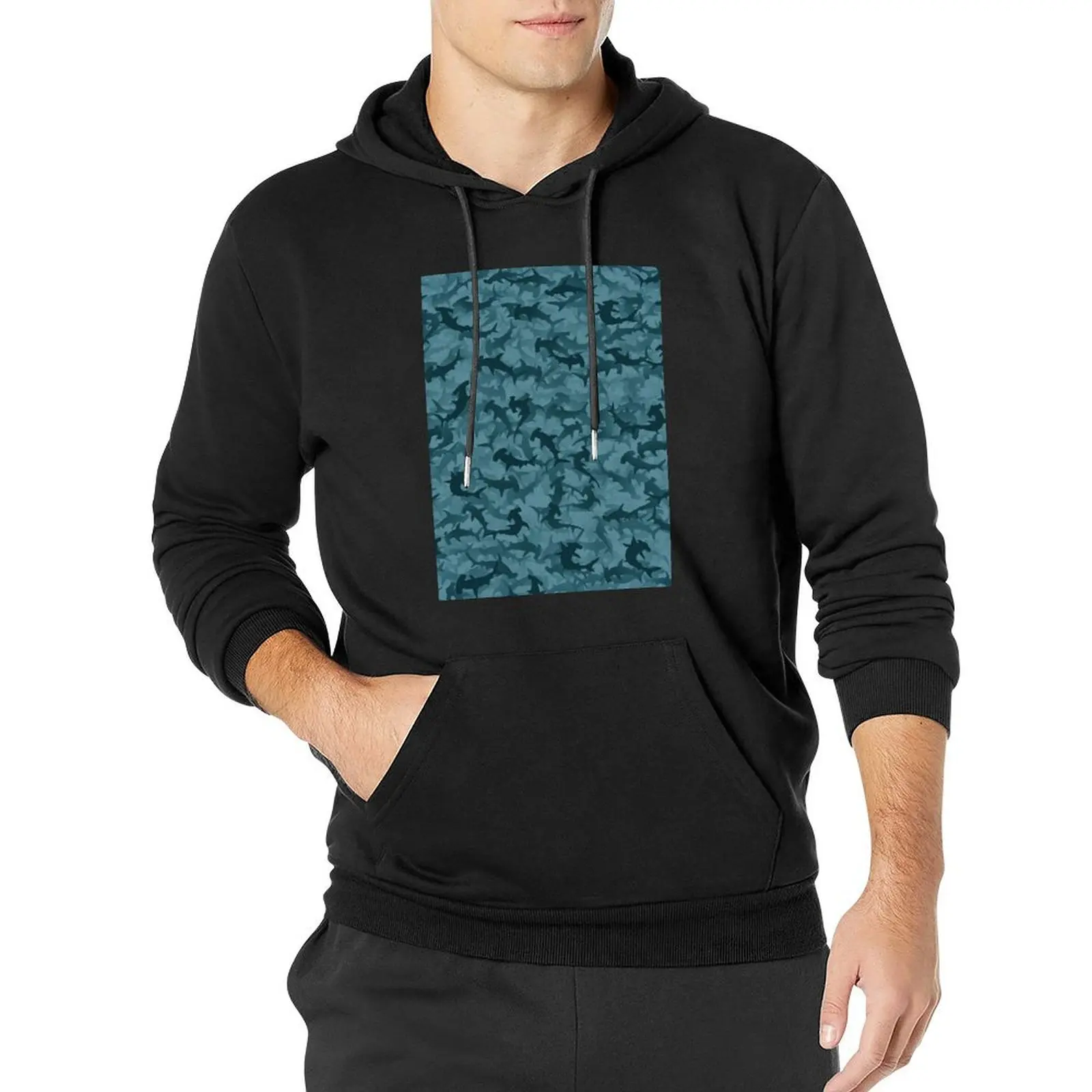 

Hammerheads sharks Pullover Hoodie mens designer clothes men's sweat-shirt set big size hoodie