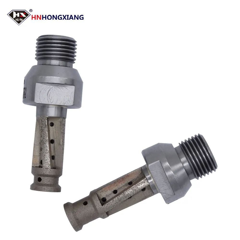 HNHONGXINAG เกลียว Shank Milling Integrated CNC เครื่องมือเครื่องตัดบดล้อสําหรับเครื่องกัดแก้ว