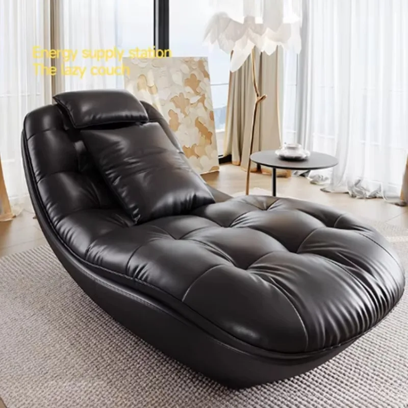 

Luxury Leather Chair Modern Design Large Comfort Bedroom Living Room Chairs Recliner Accent Floor Cadeira Home Decorations