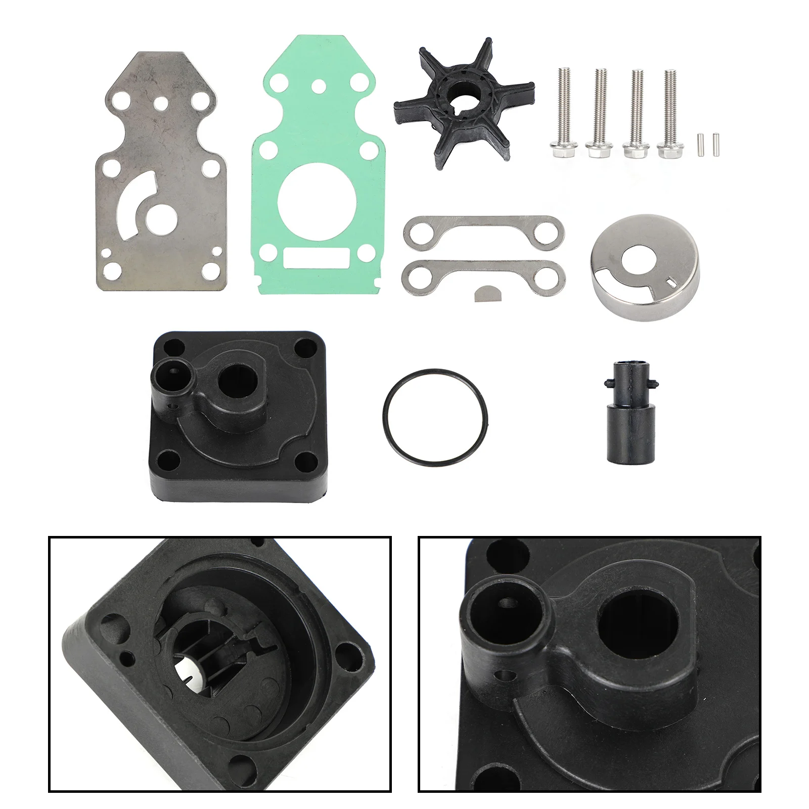 Areyourshop Water Pump Rebuild Kit fit for Yamaha w Housing 63V-W0078-02-00 9.9 15HP Boat Accessories Parts