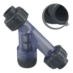 Easy Installation Transparent PVC Effective Filtration Aquarium Fish Tank I D Mm PVC Y Type Filter Easy Installation