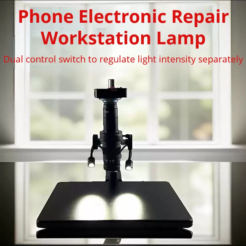 Gooseneck Lamp LED Microscope Light Source Illuminators for Industrial Camera Digital Microscope Phone Soldering Repair Welding view 2