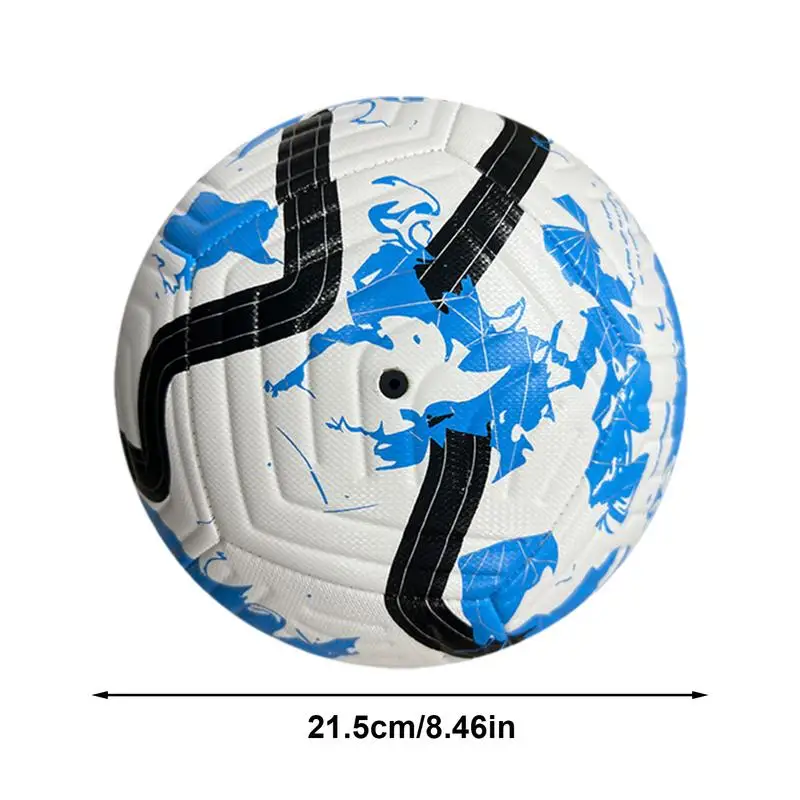 Pallone da calcio sportivo Taglia 5 Pallone da calcio da club Copertina morbida Pallone da calcio sportivo per festival di compleanno Gioco sportivo scolastico Adolescenti Adulti