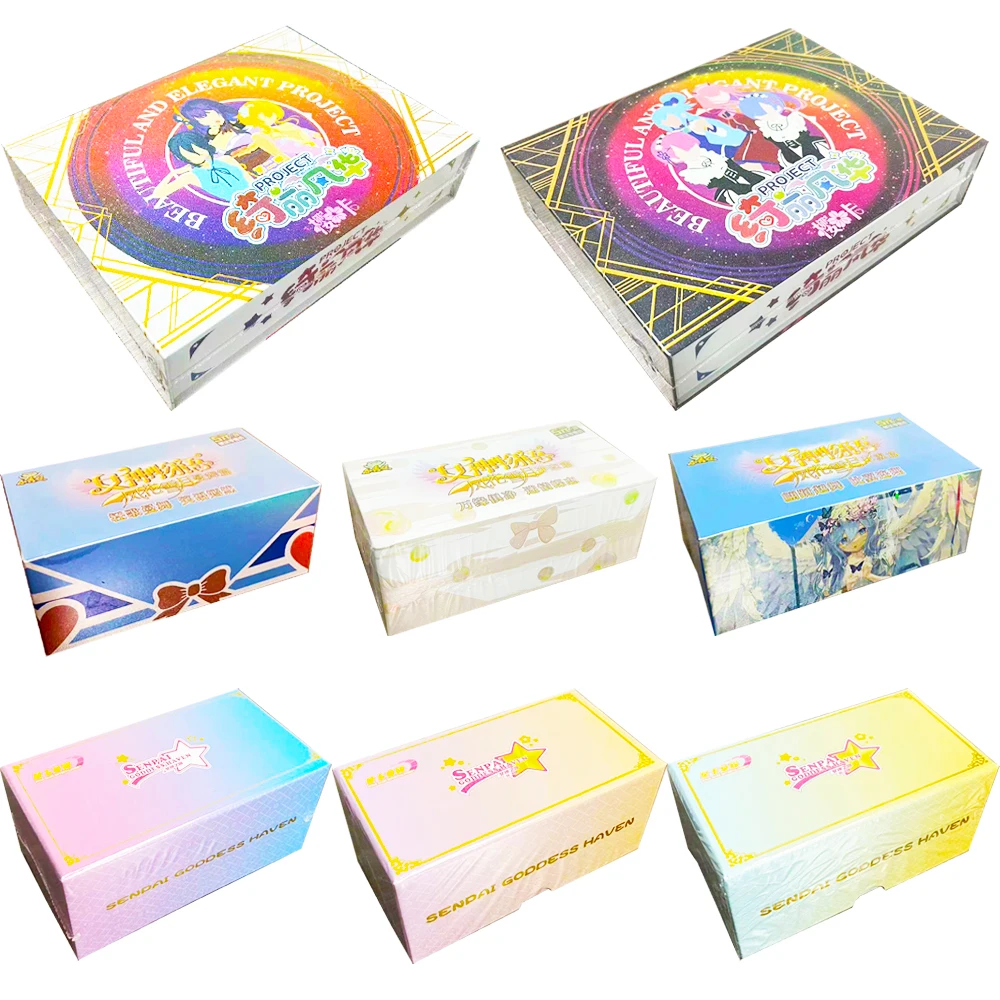 New Goddess Story Collection Card Girls Booster Party Box Senpai Haven Anime Rare Bikini Board Toys Game Kids Birthday Gift