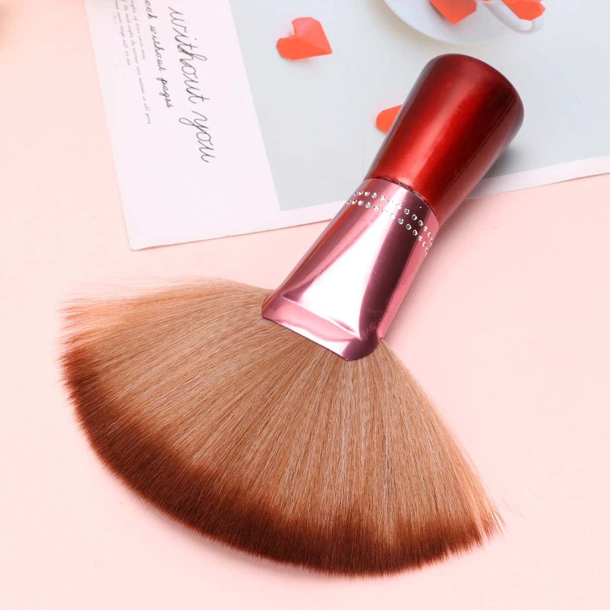 

Premium Powder Brush Multi-Function Makeup Tools Women Nylon Bristles Alloy Handle Daily Professional Cosmetics Blush