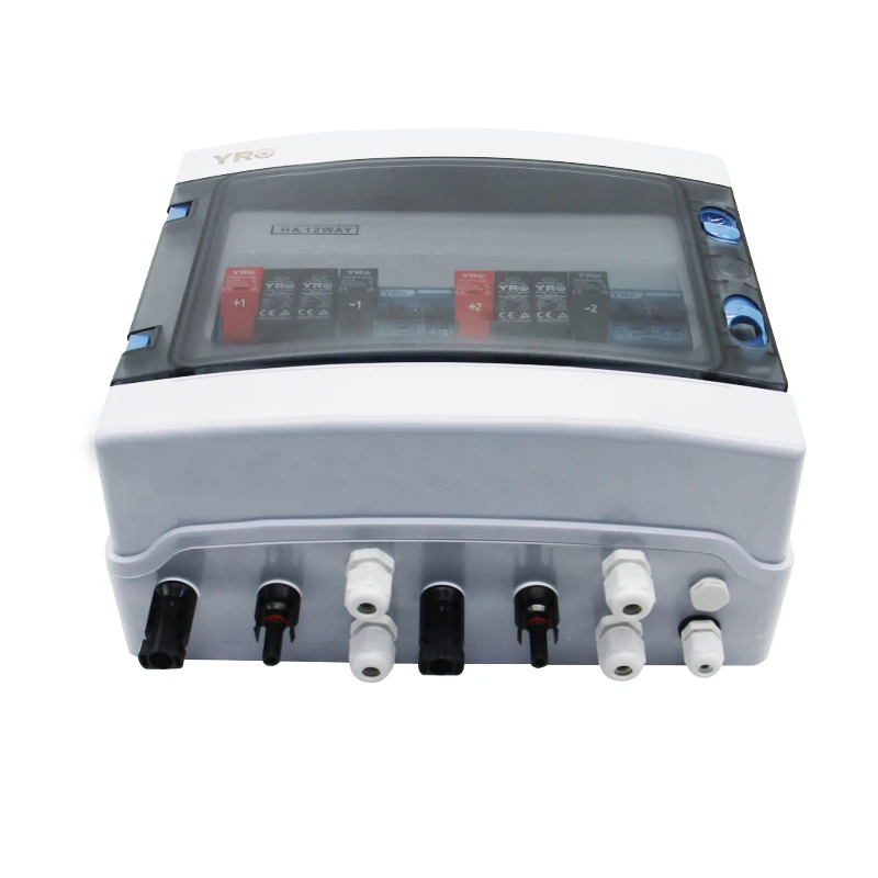 2 In 2 Out 550V Photovoltaic DC Combiner Box Solar Panel Distribution Box Solar System For Home Complete Kit