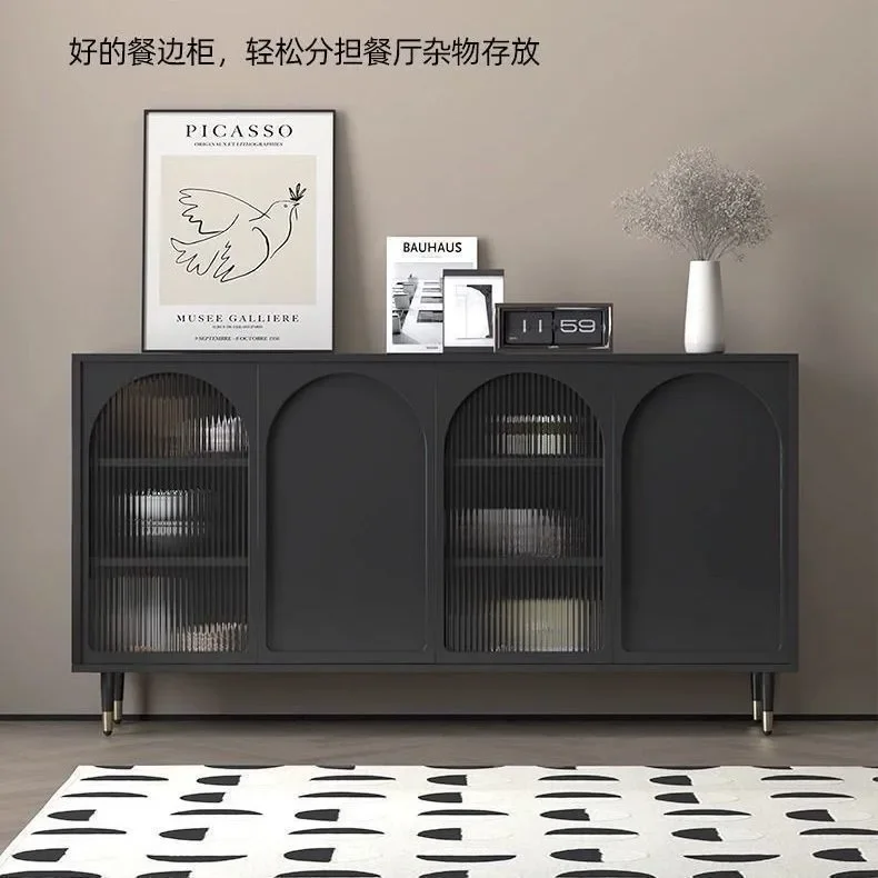 

Black storage locker, living room, tea and wine cabinet, entrance