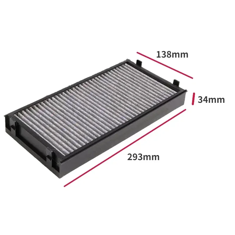 2Pcs Car Cabin Filter Air Conditioner 64119248294 For BMW E70 E71 E72 F15 F16 X5 3.0d 4.8i M50d 25d 35i 40d X6 Activated Carbon