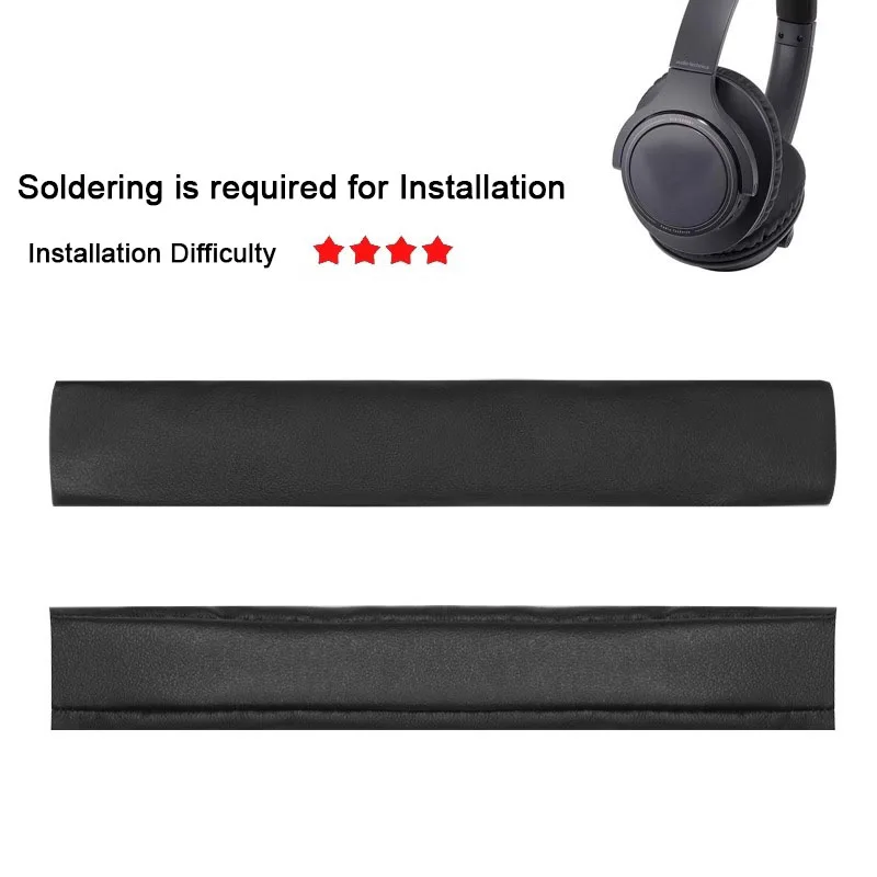 New Replacement Headband PU Leather Skin Protective For Audio-Technica ATH-SR30BT wireless headphones