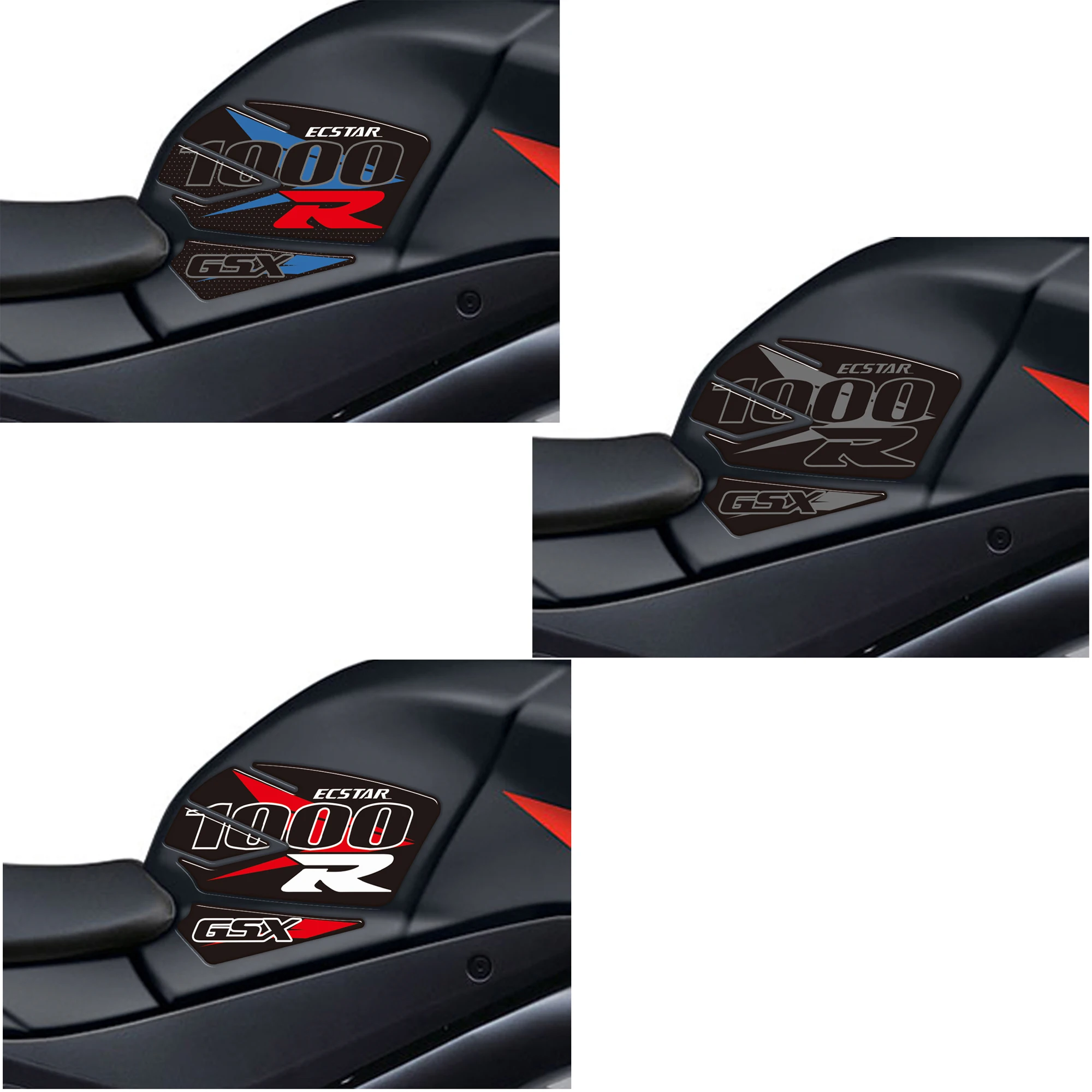 Suitable for Suzuki GSX-R1000 GSX-R 1000 GSX-R1000RZ GSX-R1000R GSX R1000 3D sticker protector, fuel tank pad can clamp gas fuel
