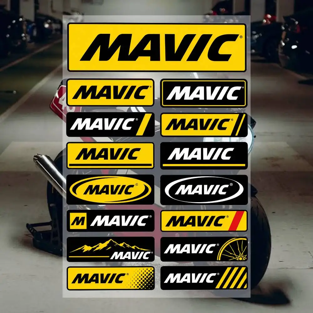 M-avic Wasserdichte Vinyl-Aufkleber für Auto, Motorrad, Fahrrad, Skateboard, Laptop, Flasche, Telefon
