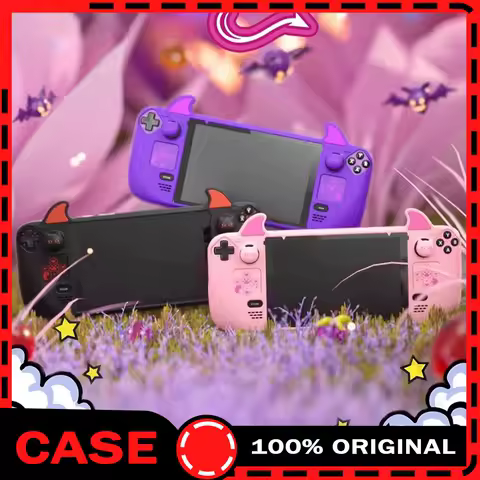 Playvital Protective Case Cute Demon Steam Deck Lcd &amp; Oled Handheld Protective Cover Custom Sweatproof Storage Bag Accessories