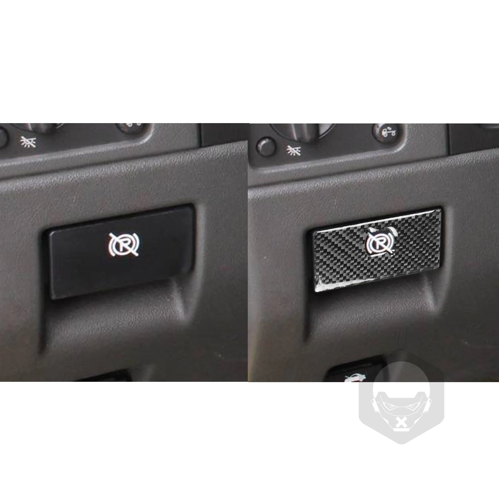 For Chevrolet Colorado For GMC Canyon 2004-2012 Carbon Fiber brake release Panel Car Accessories Interior Decorative Sticker