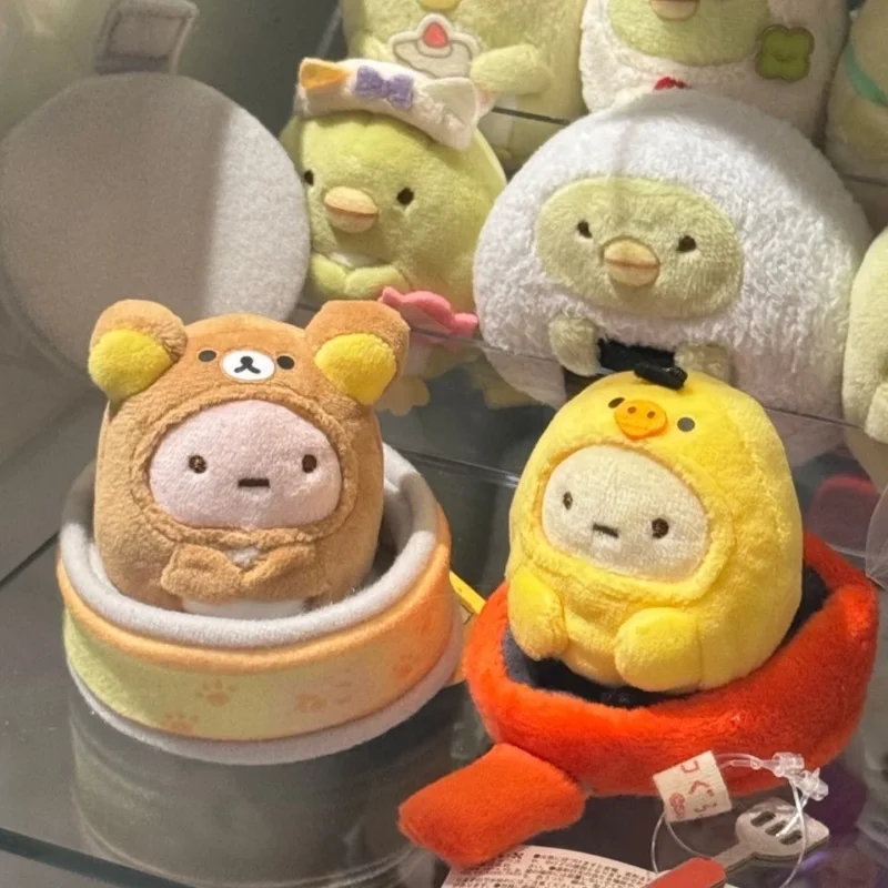 

NEW Sumikko Gurashi relex Bear Plush doll Ornament Little Kiiroitori Chick Ebifurai Sumikko Gurashi stuffed animal Hand Toy gift