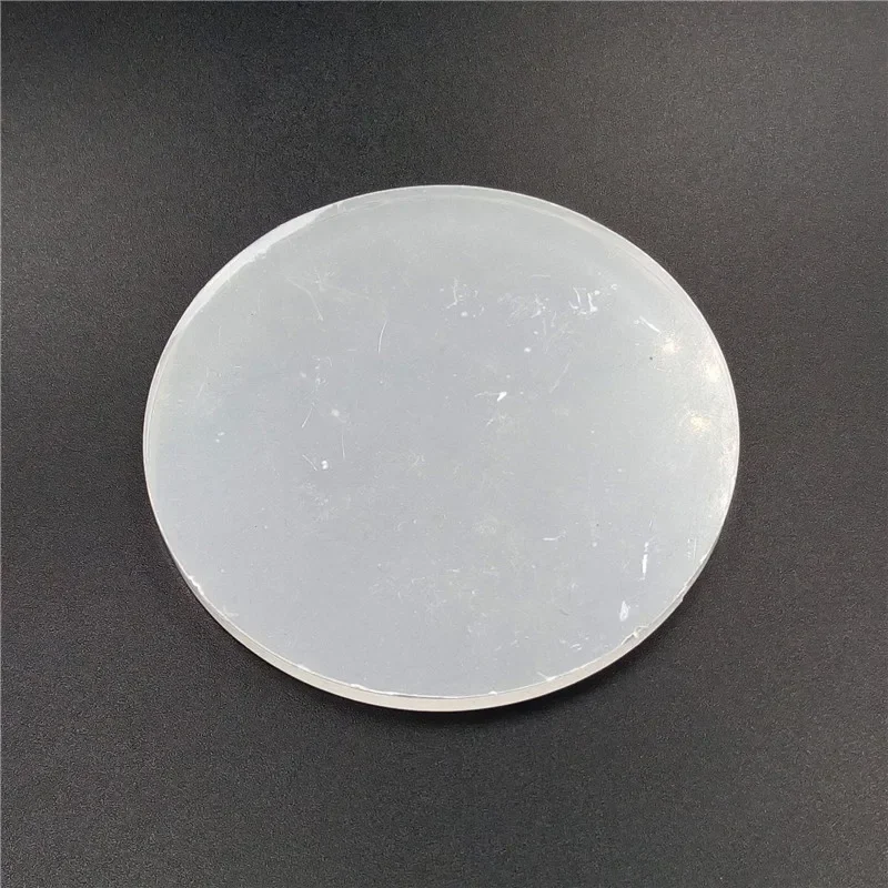 Round Ellipse Acrylic Transparent Bases fit for Clay Tool Acrylic Clay Pottery Sculpture Tool Workbench Pressure Plate Clay Tool