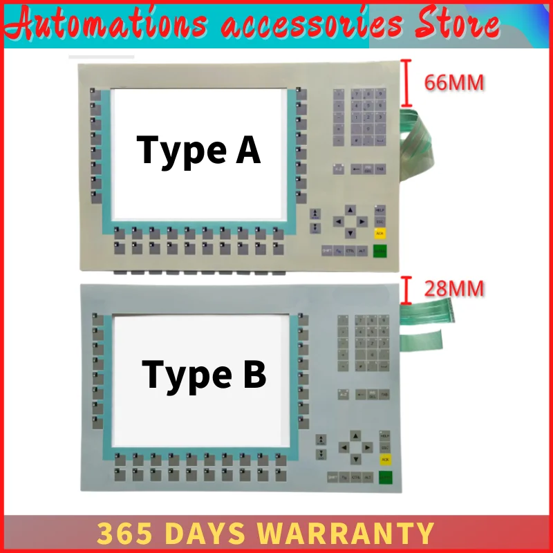 

Membrane Keypad Keyboard for MP370 key-12 TFT film switch 6AV6542-0DA10-0AX0 operation panel KEY film Membrane Button Keyboard