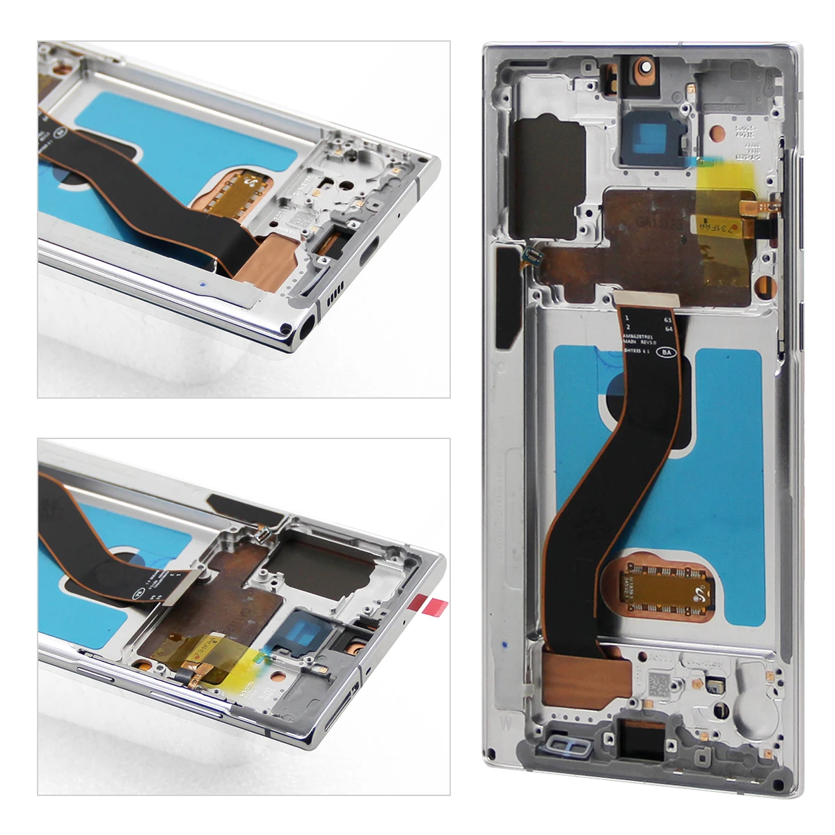 AMOLED Note 10 Display For Samsung Galaxy Note 10 N970F N970 N9700 LCD With Frame Touch Screen Digitizer Assembly Replacement