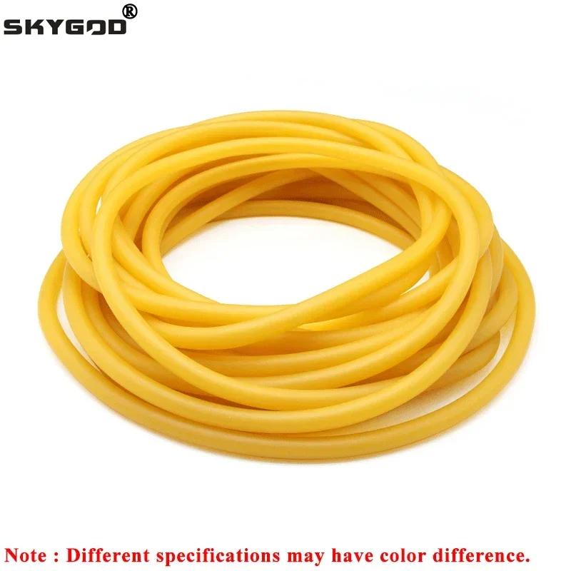 1/3/5M Nature Latex Rubber Hoses ID 1.6 ~18mm High Resilient Elastic Surgical Medical Tube Slingshot Catapult Yellow