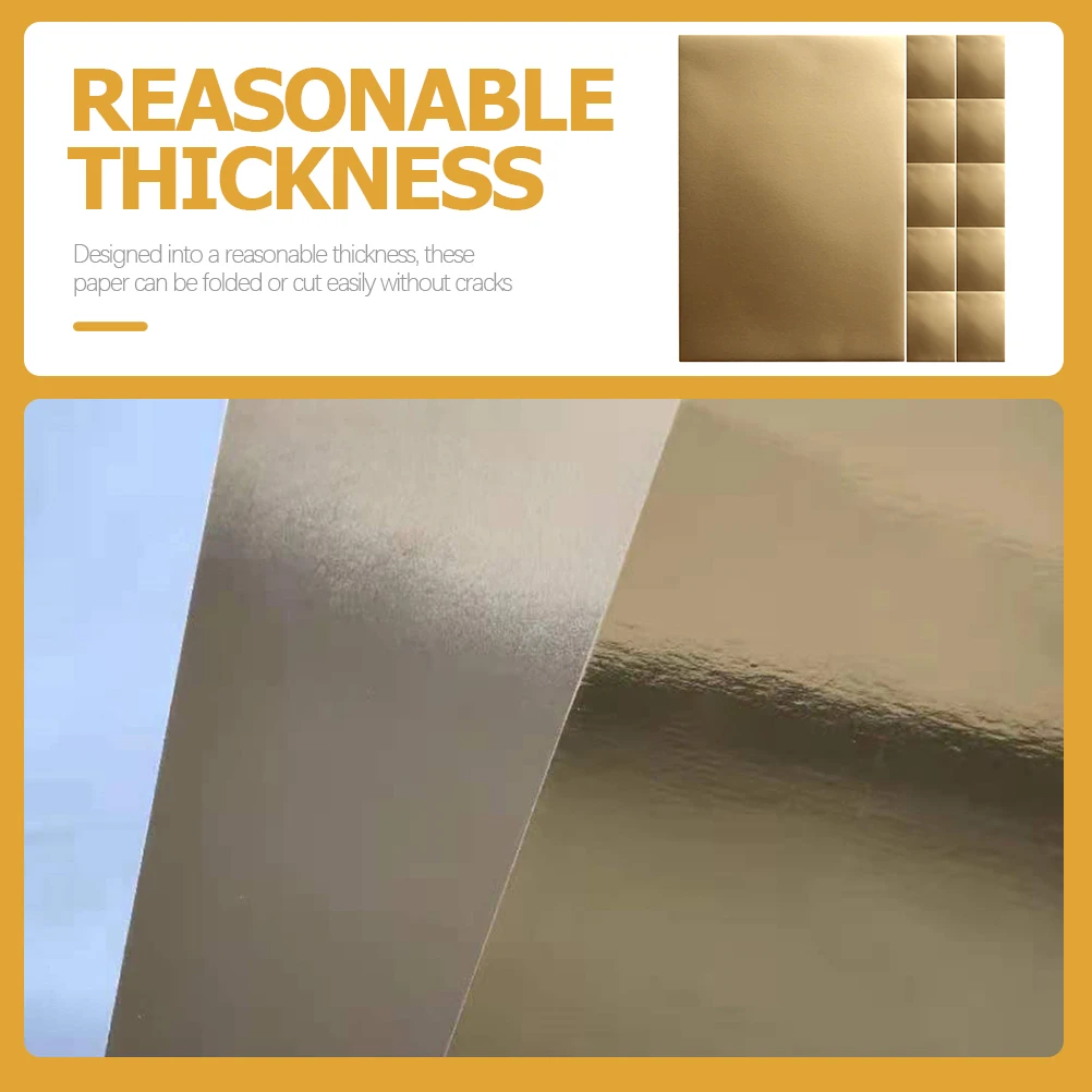 DIY ورق الحرف 25 ورقة اوريغامي الذهبي لسكرابوكينغ للطي الحرف اليدوية ورق اوريغامي للأوراق القابلة للطي