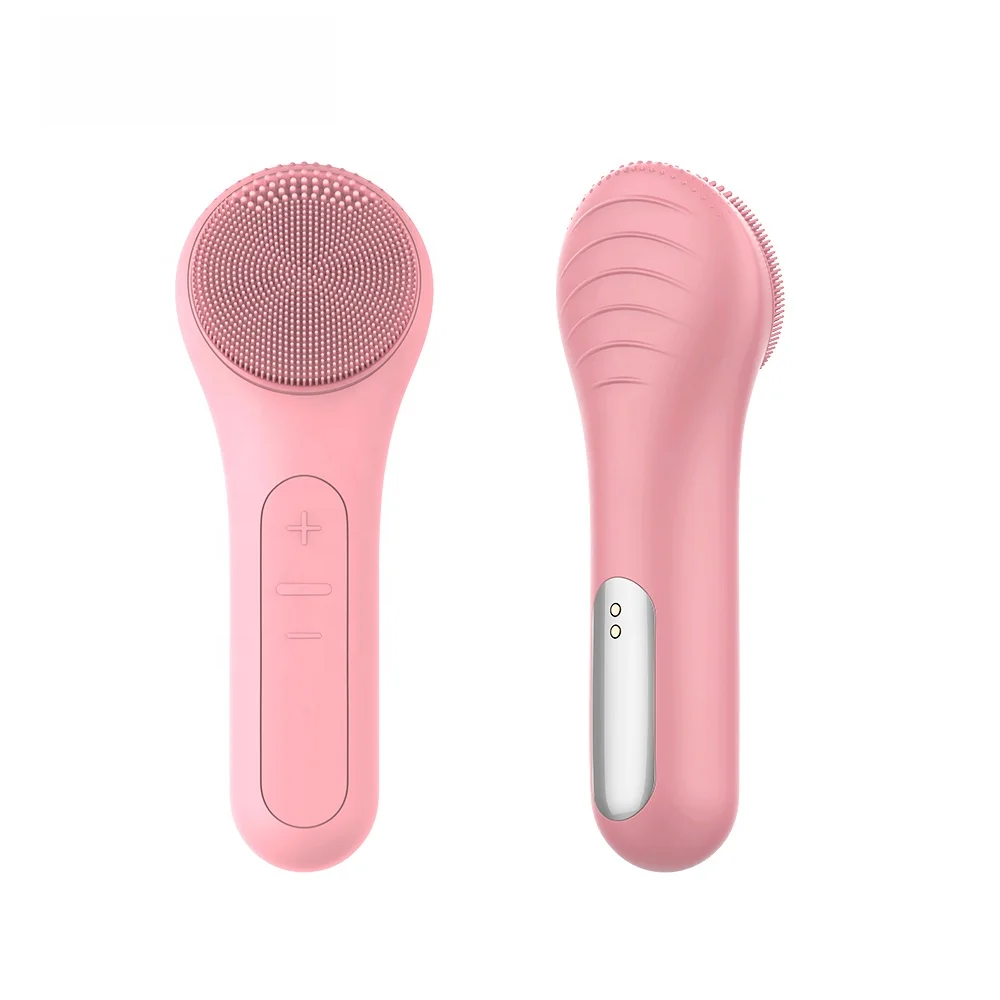 Skin Care Deep Face Cleaning Exfoliating Sonic Facial Cleansing Brush Electric Face Scrubber Facial Cleanser USB Charge Silicone