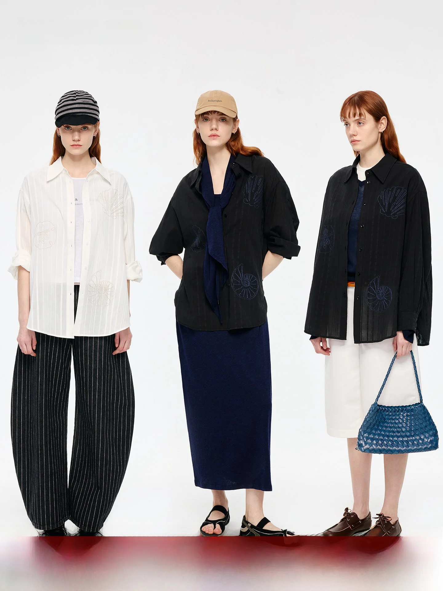 

Casual Loose Cotton Embroidered irt for Men And Women Spring 2026 Breathable Long Sve Open Cardigan Sle F26CS03