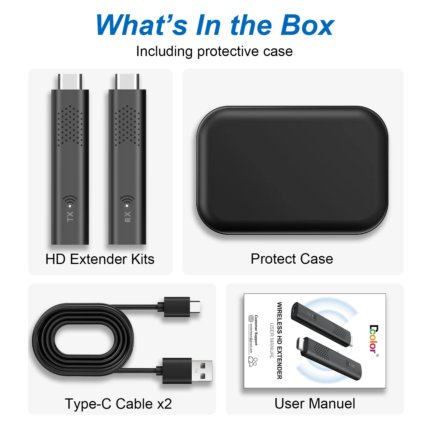 

2025 hot sale High Profitable TV Triple Profits Sender Decoding 1080P Output Transmitter and Receiver 0.03s 50 Meters Wireless M