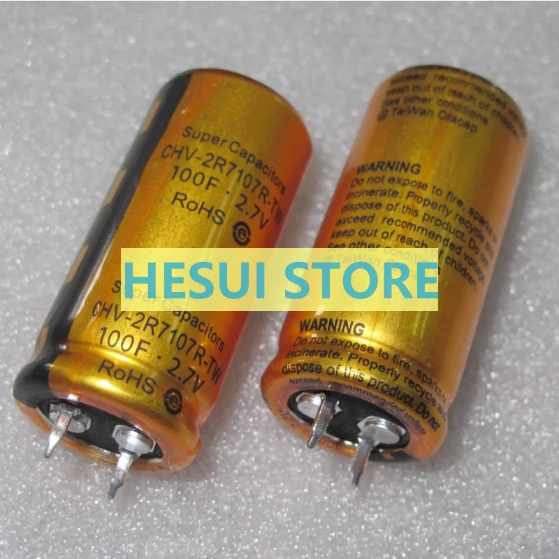 

CHV-2R7107R-TW 22*45 2,7 В 100F Суперконденсатор Конденсатор Фарад