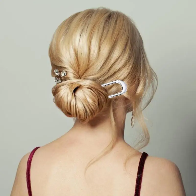 

P9FE Палочка для волос в китайском стиле Традиционная китайская вилка для волос Элегантная металлическая филигрань