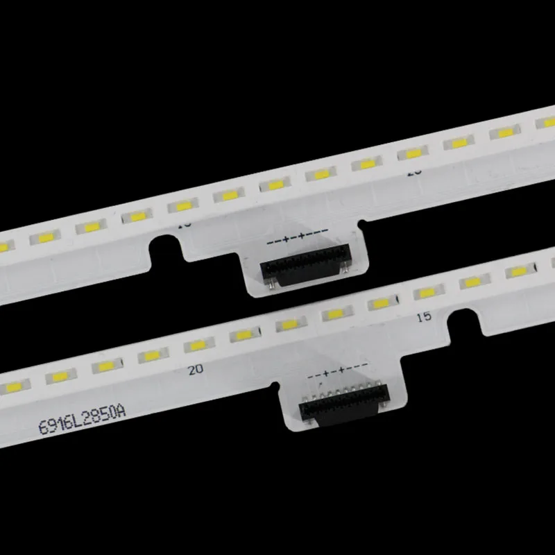 55 V17 AS1 2850 REV0.1 2 L-type R-type LED TV Backlight for LG 55 Inch Strips