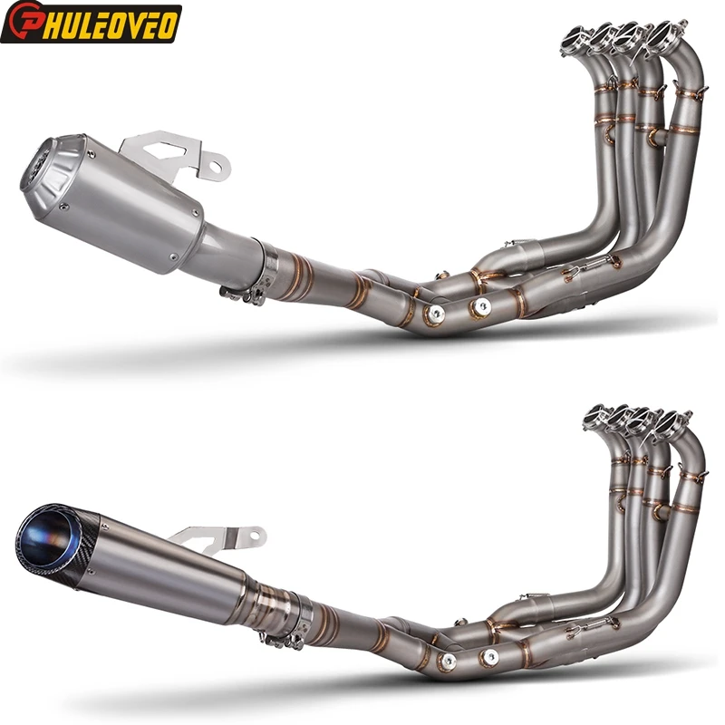 Motorcycle Exhaust Full System for BMW S1000RR 2019-2024 S1000R 2021-2024 Motorcycle Manifold Header Front Pipe Muffler Exhaust