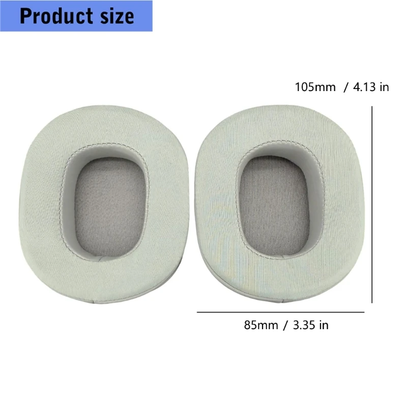 Over-Ear Replacement Cover Pair, Soft Comfort Fit Cooling‑Gel Infused for Work Use HX5E