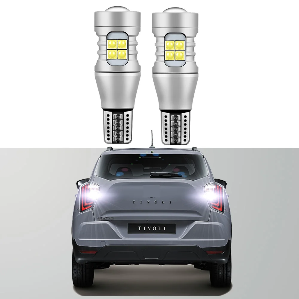 

2Pcs Reverse gear light Bulb For Ssangyong Tivoli 2015 2016 2017 2018 2019 2020 2021 2022 LED Backup Canbus No Error