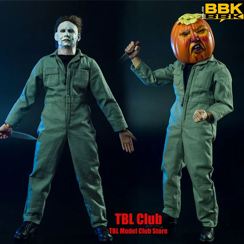 

BBK BBK009 1/6 Scale Male Soldier Late Night Pumpkin Head Killer Full Set 12inch Action Figure Model