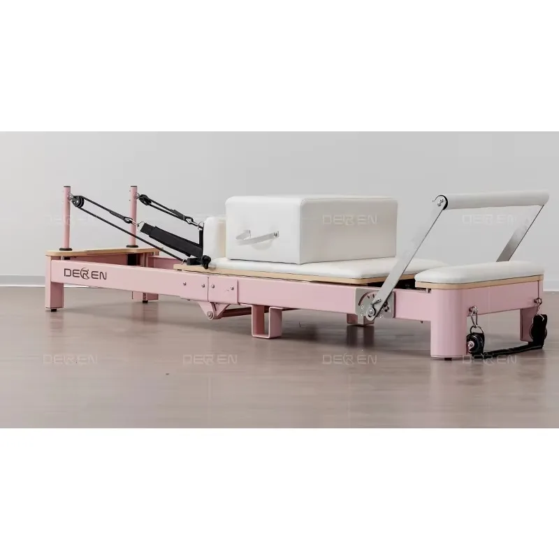 YTYIN Pilates Maple Reformer, personalisierte Anpassung, verstellbares, tragbares und langlebiges Pilates-Kernbett