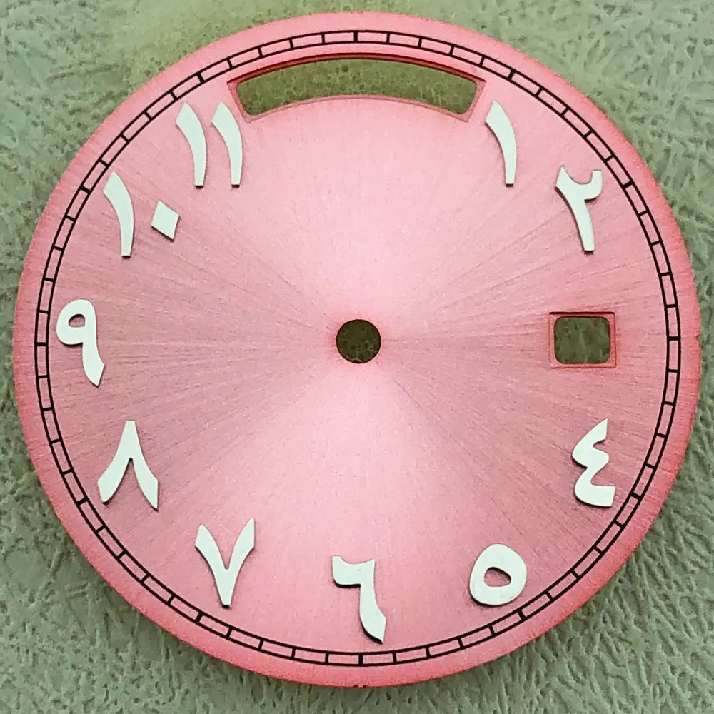 Циферблат с двойным арабским календарем диаметром 31 мм, подходящий для механизма 8285. Замена аксессуаров для часов поддерживает индивидуальный логотип.