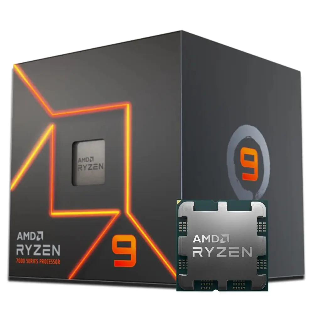AMD Ryzen 9 Processor 7900 3.7GHz (5.4GHz Turbo), 12-Color 24-Threads, AM5, Wraith Prism Cooler, 100-100000590BOX