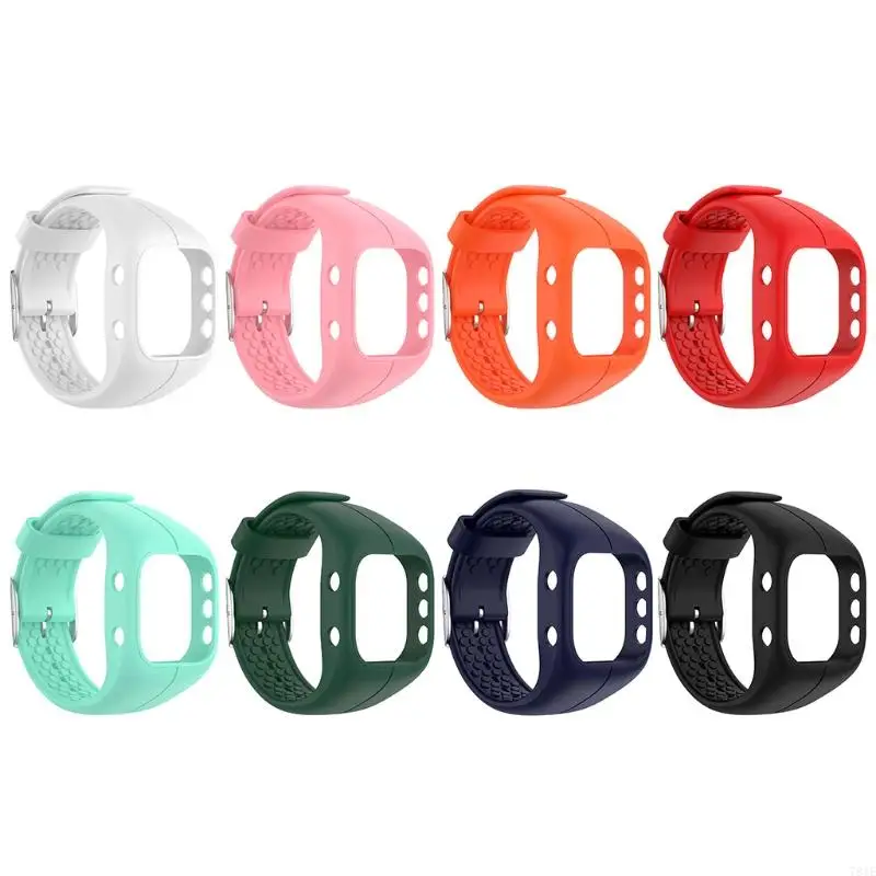781E Soft Silicone Strap Replacement Link Bracelet Band for Polar A300