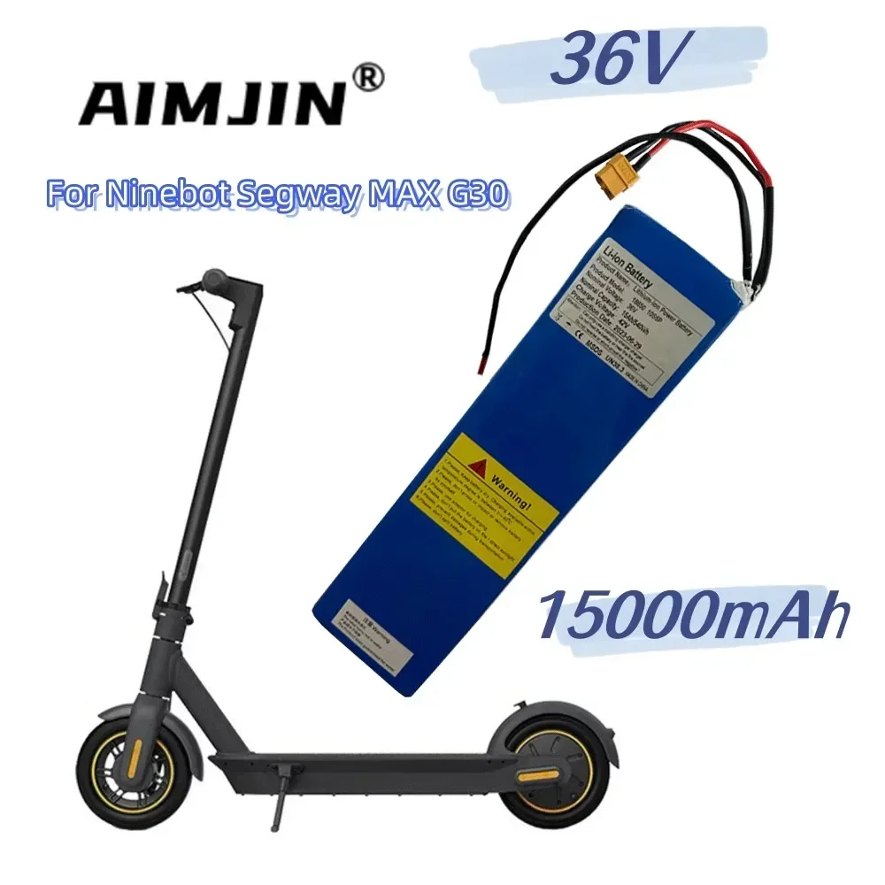 36V 15AH 540wH 18650 LI-ION Battery Pack For Segway Ninebot MAX G30 Electric Scooter Special Battery